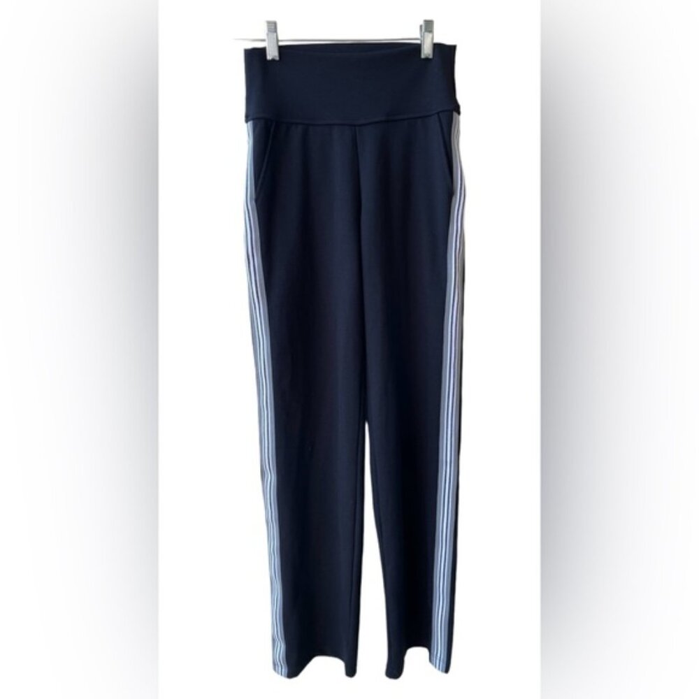 Zaggora Activewear Pull-on High Rise Straight Leg Pants with Tuxedo Stripe Sz 2 - Picture 9 of 9